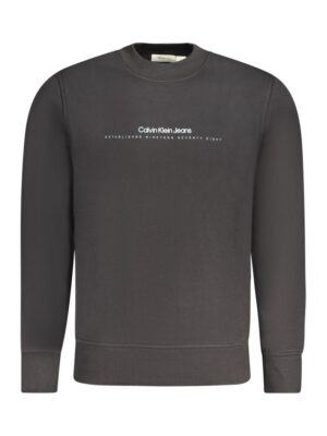 Calvin Klein Black Cotton Men Sweater