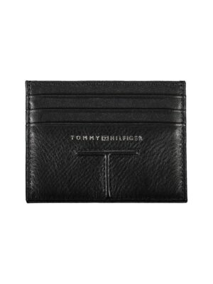 Tommy Hilfiger Black Leather Men Wallet