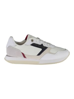 Tommy Hilfiger White Leather Women Sneaker