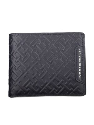 Tommy Hilfiger Blue Leather Men Wallet