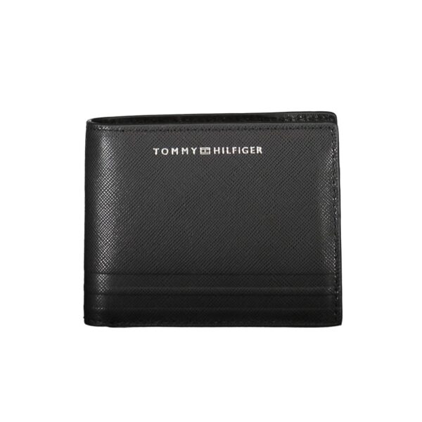Tommy Hilfiger Black Leather Mens Wallet