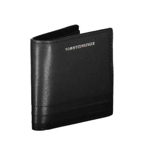 Tommy Hilfiger Black Leather Mens Wallet - Image 3