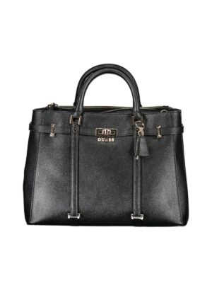 Guess Jeans Black Polyethylene Handbag