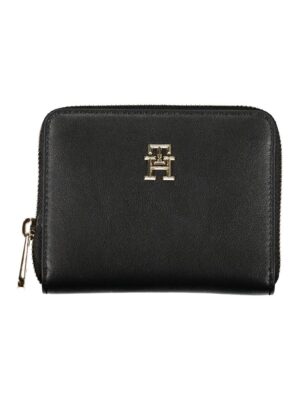Tommy Hilfiger Elegant Black Multi-Compartment Wallet