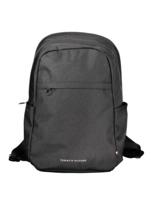 Tommy Hilfiger Black Polyester Backpack