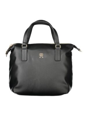 Tommy Hilfiger Black Polyester Women Handbag