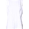Dolce & Gabbana White Cotton Sleeveless Crew Neck T-shirt