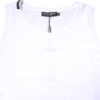 Dolce & Gabbana White Cotton Sleeveless Crew Neck T-shirt - Image 5
