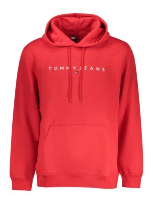 Tommy Hilfiger Red Cotton Men Sweater