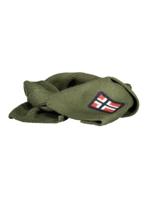 Norway 1963 Green Acrylic Scarf
