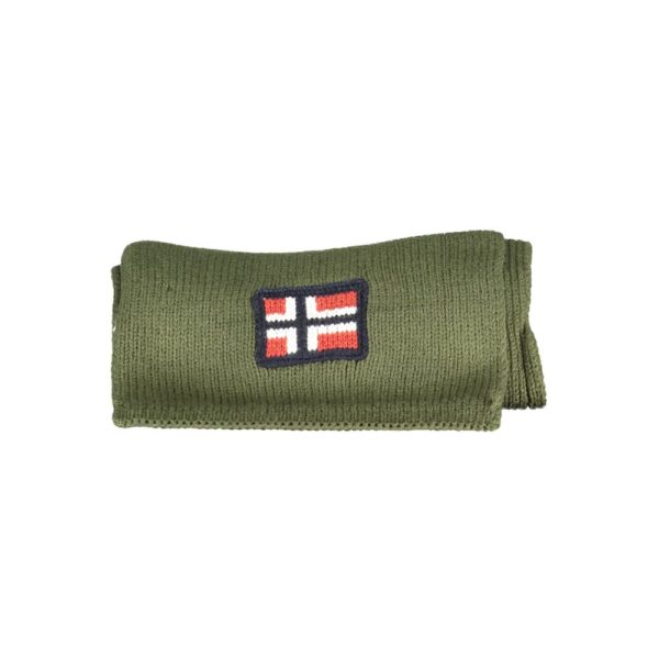 Norway 1963 Green Acrylic Scarf - Image 2