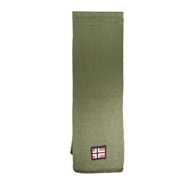 Norway 1963 Green Acrylic Scarf - Image 3