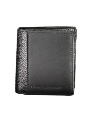 Tommy Hilfiger Black Leather Men Wallet