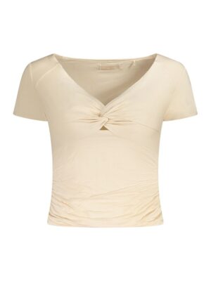 Guess Jeans Pink Modal Tops & T-Shirt