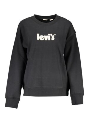 Levi's Black Cotton Women Sweater