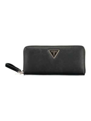 Guess Jeans Black Polyethylene Women Wallet