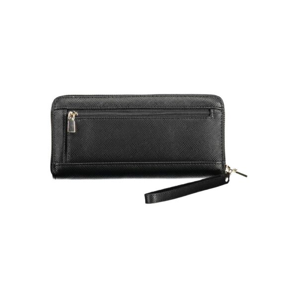 Guess Jeans Black Polyethylene Women Wallet - Image 2