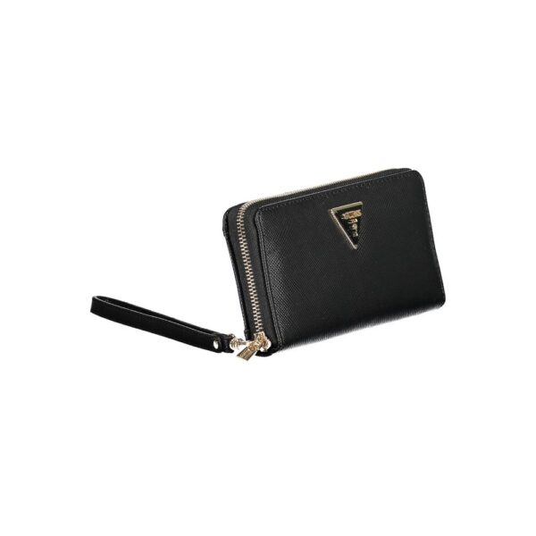 Guess Jeans Black Polyethylene Women Wallet - Image 3