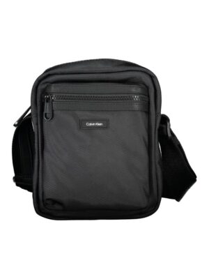 Calvin Klein Sleek Black Recycled Shoulder Bag
