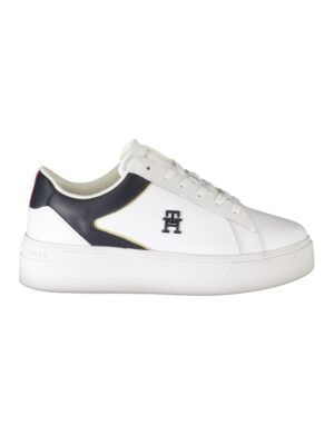 Tommy Hilfiger White Polyester Sneaker