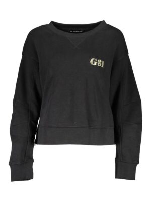 Guess Jeans Black Cotton Women Sweater