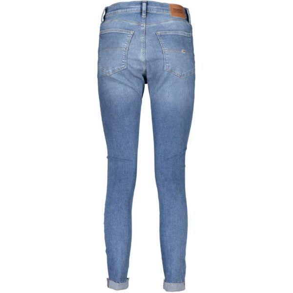 Tommy Hilfiger Light Blue Cotton Women Jeans - Image 2