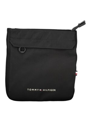 Tommy Hilfiger Black Polyester Men Shoulder Bag