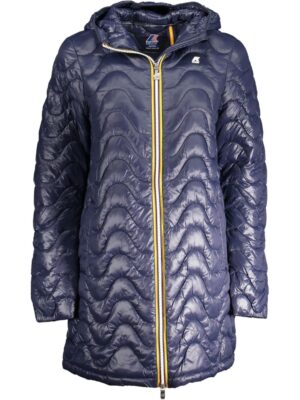 K-WAY Blue Polyamide Jackets & Coat
