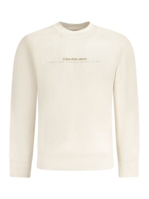Calvin Klein Beige Cotton Men Sweater