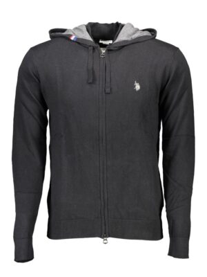 U.S. POLO ASSN. Black Cotton Men Sweater