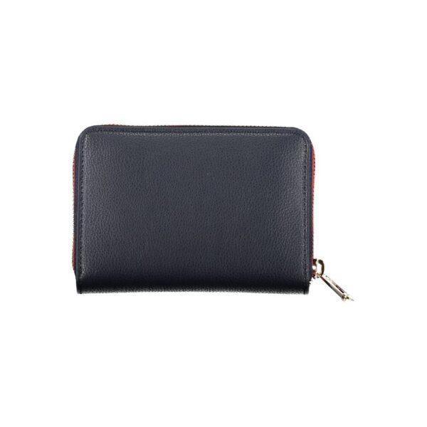 Tommy Hilfiger Sleek Blue Multipurpose Wallet with Zip Closure - Image 2