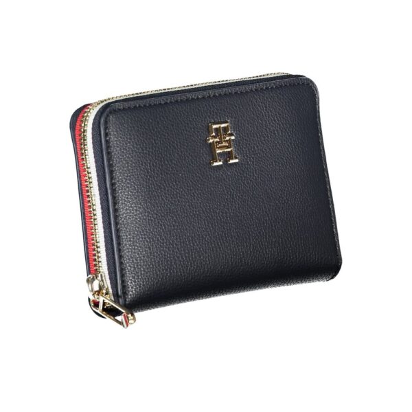 Tommy Hilfiger Sleek Blue Multipurpose Wallet with Zip Closure - Image 3