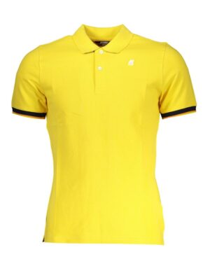 K-WAY Sunshine Yellow Cotton Blend Polo