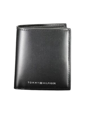 Tommy Hilfiger Black Leather Men Wallet