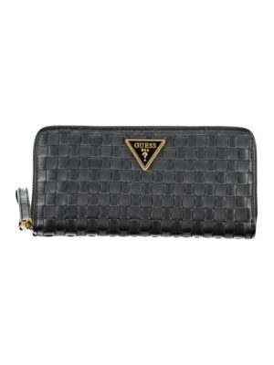 Guess Jeans Elegant Black Multi-Compartment Wallet