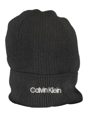 Calvin Klein Black Wool Hat
