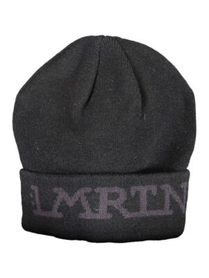 La Martina Black Acrylic Men Cap