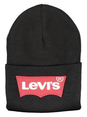Levi's Black Acrylic Men Cap