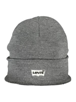 Levi's Gray Acrylic Hats & Cap