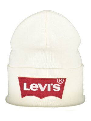 Levi's White Acrylic Hats & Cap