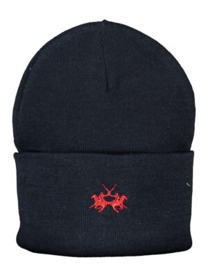 La Martina Blue Polyester Hats & Cap