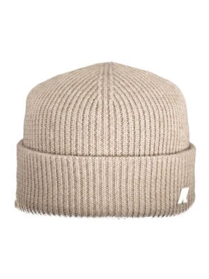 K-WAY Beige Wool Men Cap