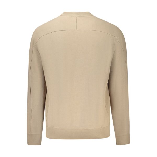 Hugo Boss Beige Cotton Men Sweater - Image 2