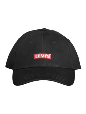 Levi's Black Cotton Men Cap