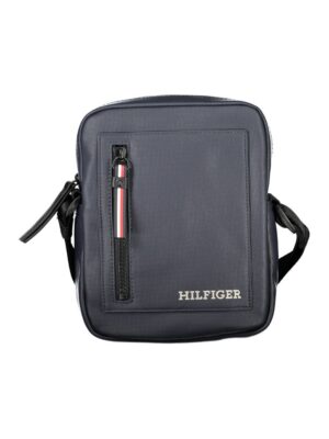 Tommy Hilfiger Blue Polyethylene Men Shoulder Bag