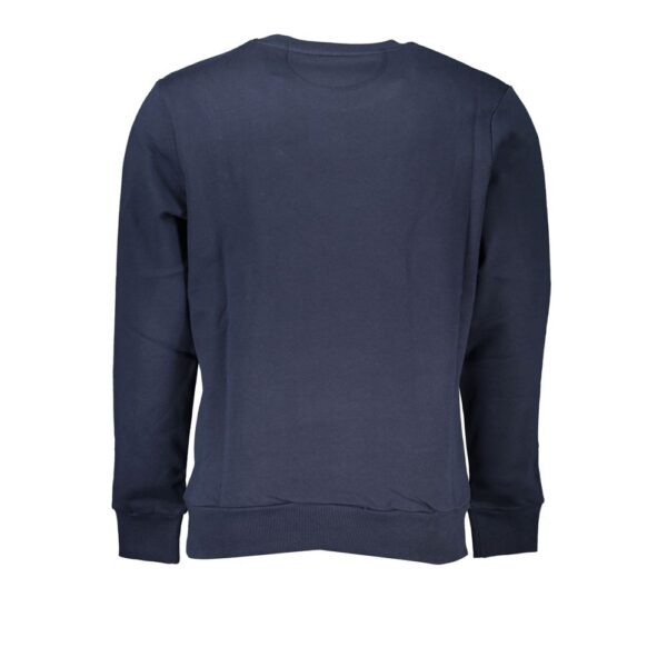 La Martina Chic Blue Crew Neck Embroidered Sweatshirt - Image 2