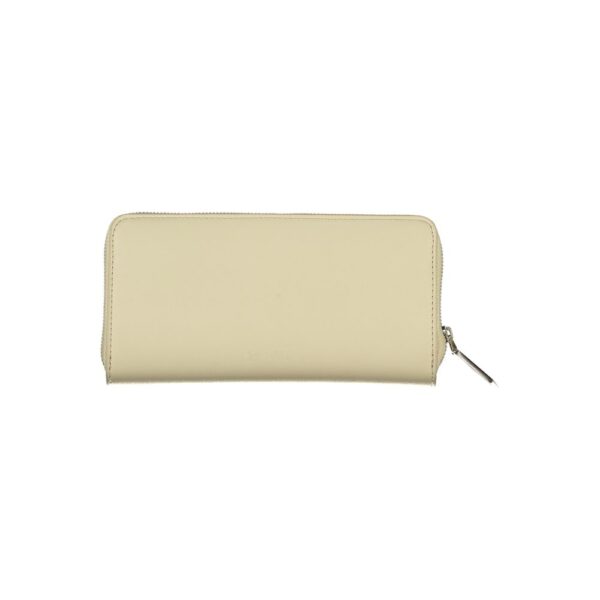 Calvin Klein Elegant Beige Zip Wallet with RFID Blocking - Image 2