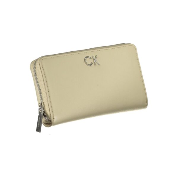 Calvin Klein Elegant Beige Zip Wallet with RFID Blocking - Image 3