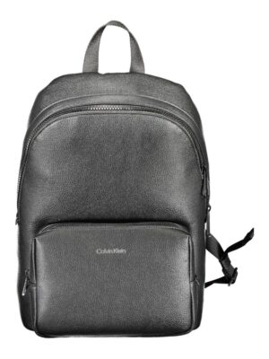 Calvin Klein Black Polyethylene Men Backpack
