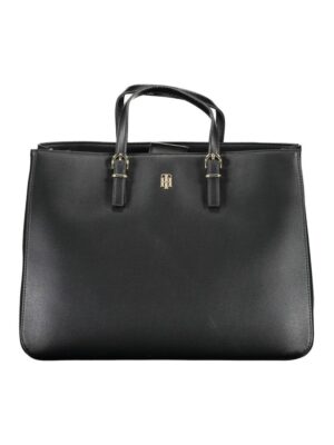 Tommy Hilfiger Black Polyethylene Women Handbag